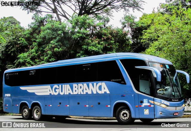 Viação Águia Branca 24650 na cidade de São Paulo, São Paulo, Brasil, por Cleber Gumz. Número da foto: #12250466.