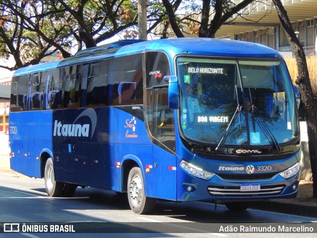 Viação Itaúna 3320 na cidade de Belo Horizonte, Minas Gerais, Brasil, por Adão Raimundo Marcelino. Número da foto: #12252549.