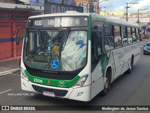 Viação Rosa Vitória da Conquista 2306 na cidade de Vitória da Conquista, Bahia, Brasil, por Wellington de Jesus Santos. Número da foto: #12251173.