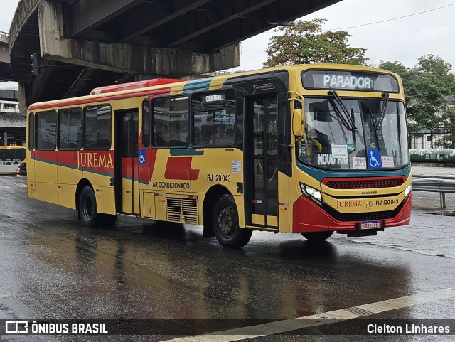 Auto Viação Jurema RJ 120.043 na cidade de Rio de Janeiro, Rio de Janeiro, Brasil, por Cleiton Linhares. Número da foto: #12249956.