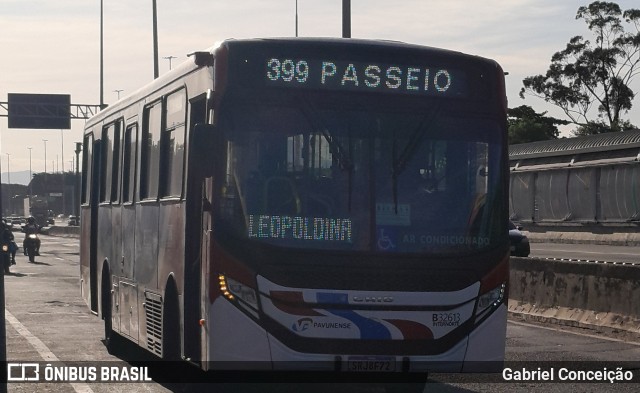 Viação Pavunense B32613 na cidade de Rio de Janeiro, Rio de Janeiro, Brasil, por Gabriel Conceição. Número da foto: #12249868.
