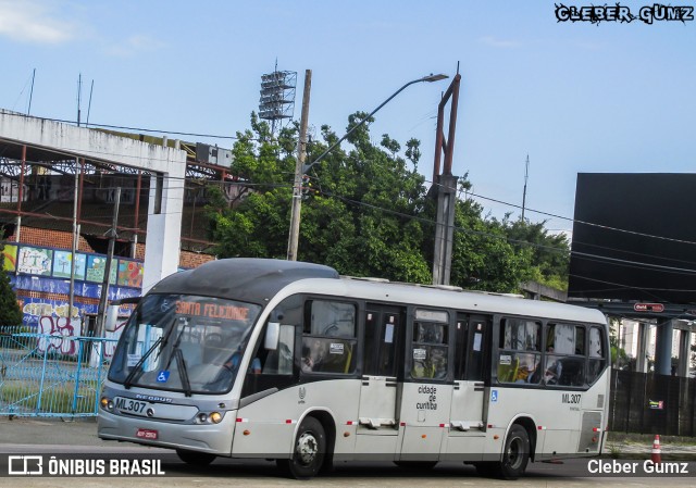 Auto Viação Mercês ML307 na cidade de Curitiba, Paraná, Brasil, por Cleber Gumz. Número da foto: #12250511.