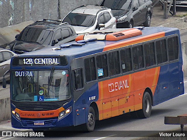Evanil Transportes e Turismo RJ 132.087 na cidade de São João de Meriti, Rio de Janeiro, Brasil, por Victor Louro. Número da foto: #12251796.
