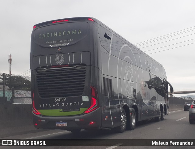 Viação Garcia 86029 na cidade de Nova Iguaçu, Rio de Janeiro, Brasil, por Mateus Fernandes. Número da foto: #12251029.