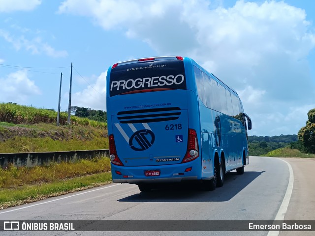 Auto Viação Progresso 6218 na cidade de Goianinha, Rio Grande do Norte, Brasil, por Emerson Barbosa. Número da foto: #12249953.