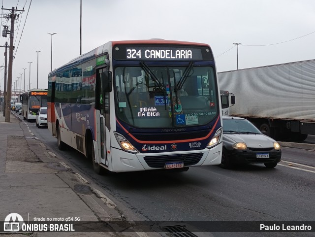 Viação Ideal B28546 na cidade de Rio de Janeiro, Rio de Janeiro, Brasil, por Paulo Leandro. Número da foto: #12250348.