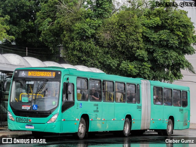 Auto Viação São José dos Pinhais EB608 na cidade de Curitiba, Paraná, Brasil, por Cleber Gumz. Número da foto: #12250507.