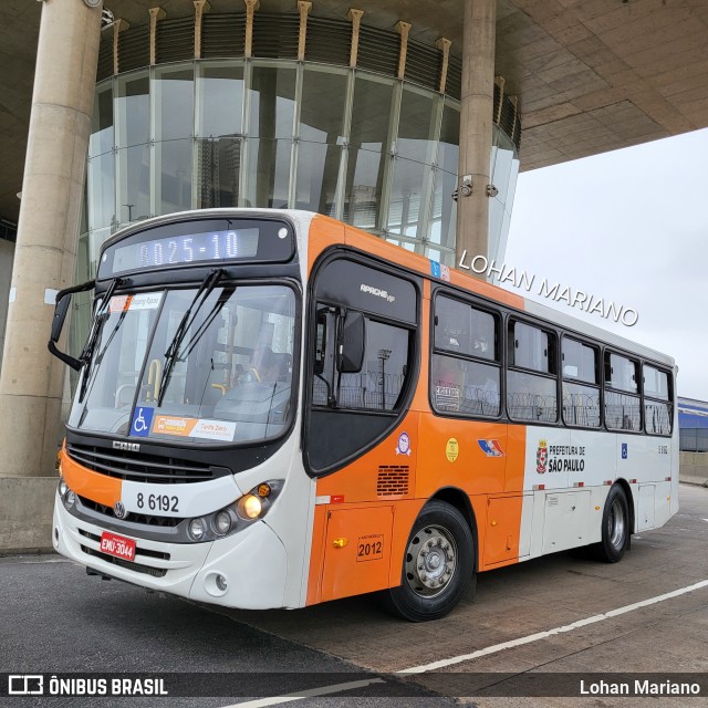 Alfa Rodobus > CooperAlfa 8 6192 na cidade de São Paulo, São Paulo, Brasil, por Lohan Mariano. Número da foto: #12251039.