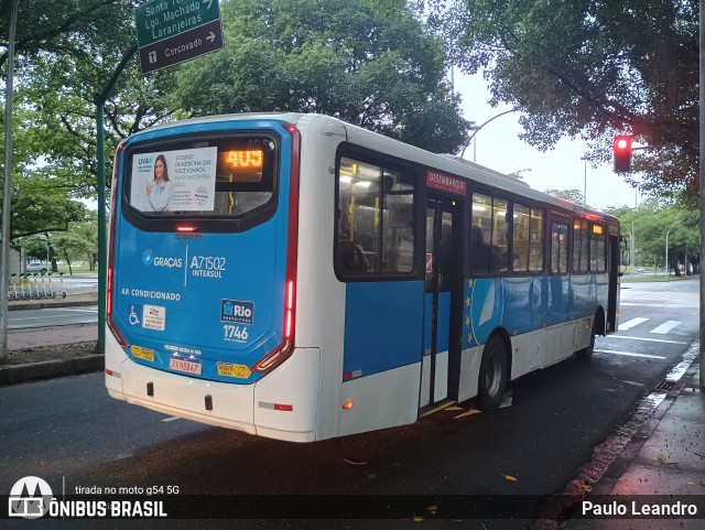 Viação Nossa Senhora das Graças A71502 na cidade de Rio de Janeiro, Rio de Janeiro, Brasil, por Paulo Leandro. Número da foto: #12250326.