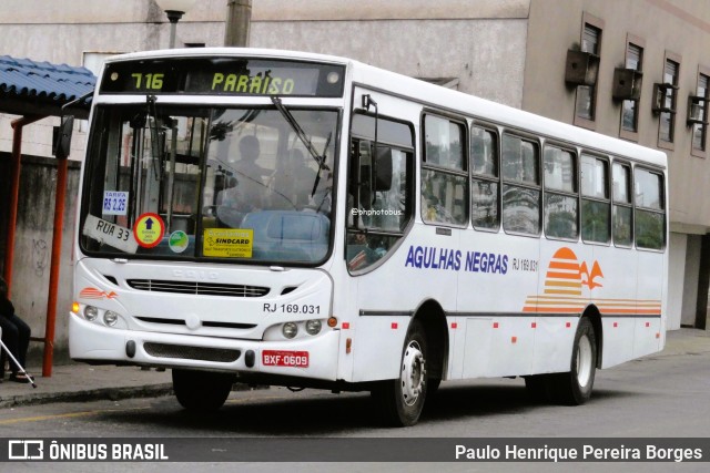 Viação Agulhas Negras RJ 169.031 na cidade de Volta Redonda, Rio de Janeiro, Brasil, por Paulo Henrique Pereira Borges. Número da foto: #12251535.
