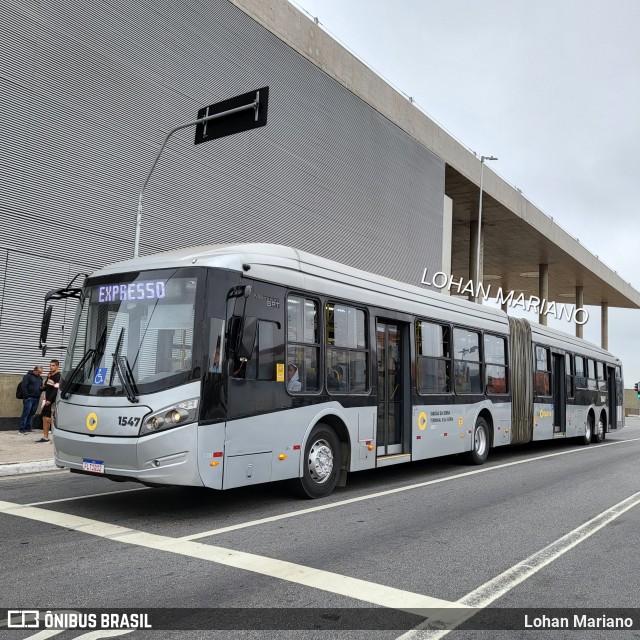 Lirabus 1547 na cidade de São Paulo, São Paulo, Brasil, por Lohan Mariano. Número da foto: #12251049.