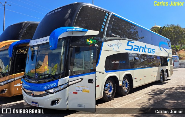 Santos Viagens e Turismo 5020 na cidade de Trindade, Goiás, Brasil, por Carlos Júnior. Número da foto: #12252416.