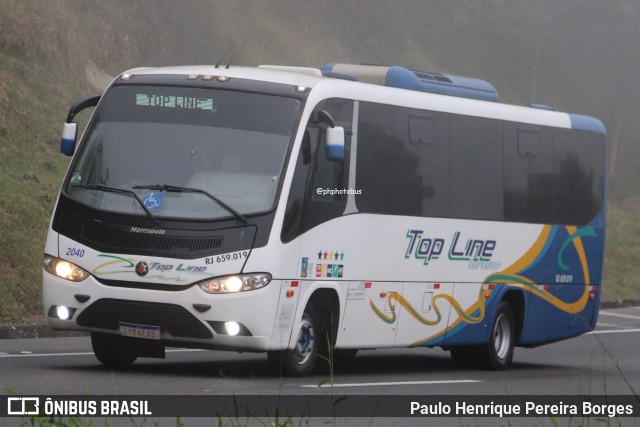 Top Line Turismo 2040 na cidade de Piraí, Rio de Janeiro, Brasil, por Paulo Henrique Pereira Borges. Número da foto: #12251578.