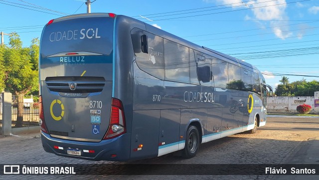 Viação Cidade Sol 8710 na cidade de Cruz das Almas, Bahia, Brasil, por Flávio  Santos. Número da foto: #12253317.
