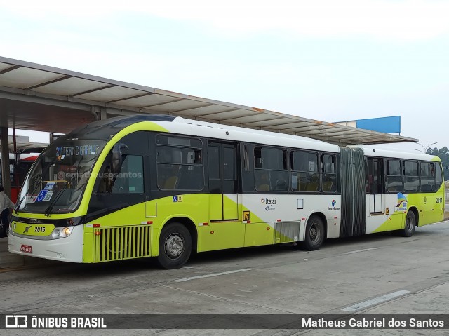 Itajaí Transportes Coletivos 2015 na cidade de Campinas, São Paulo, Brasil, por Matheus Gabriel dos Santos. Número da foto: #12254726.