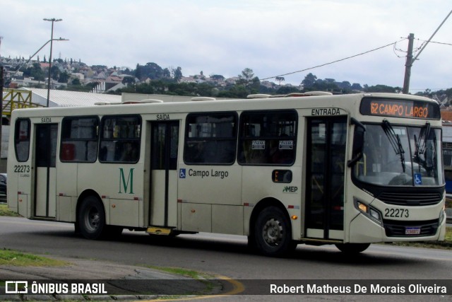 Empresa de Ônibus Campo Largo 22273 na cidade de Curitiba, Paraná, Brasil, por Robert Matheus De Morais Oliveira. Número da foto: #12253428.