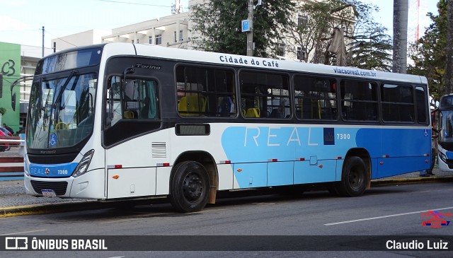 Viação Real - Varginha 7300 na cidade de Varginha, Minas Gerais, Brasil, por Claudio Luiz. Número da foto: #12255520.