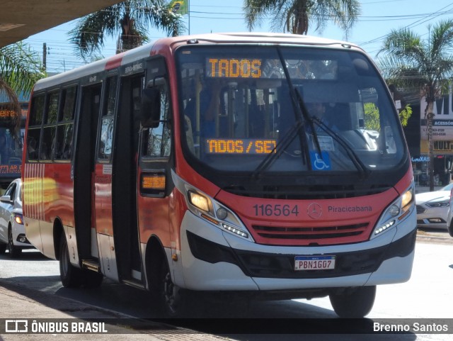 Viação Piracicabana Distrito Federal 116564 na cidade de SIA, Distrito Federal, Brasil, por Brenno Santos. Número da foto: #12253554.