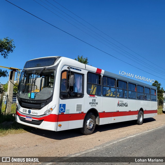 Expresso Maringá 6708 na cidade de Araucária, Paraná, Brasil, por Lohan Mariano. Número da foto: #12254312.