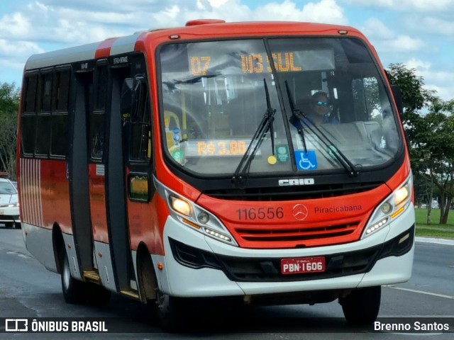 Viação Piracicabana Distrito Federal 116556 na cidade de Brasília, Distrito Federal, Brasil, por Brenno Santos. Número da foto: #12253568.