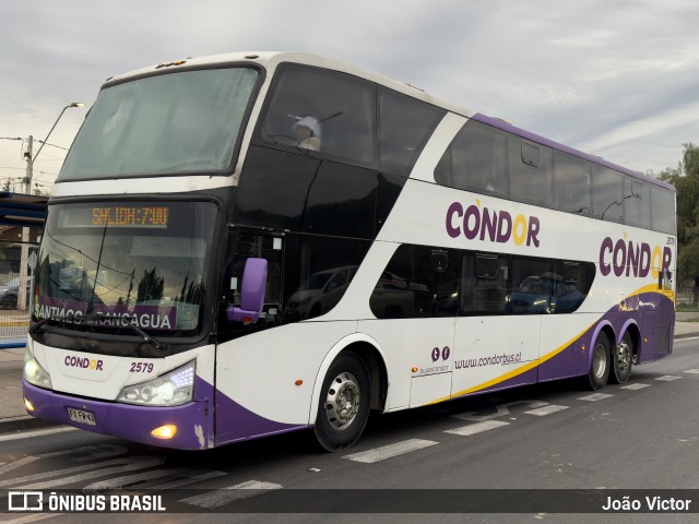 Condorbus 2579 na cidade de Santiago, Santiago, Metropolitana de Santiago, Chile, por João Victor. Número da foto: #12255148.
