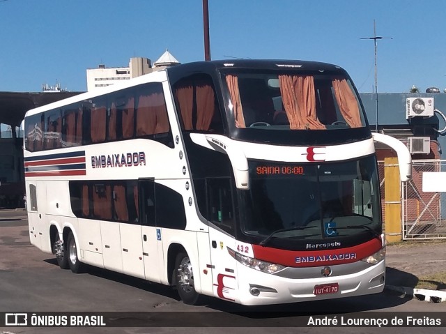 Expresso Embaixador 432 na cidade de Porto Alegre, Rio Grande do Sul, Brasil, por André Lourenço de Freitas. Número da foto: #12253881.