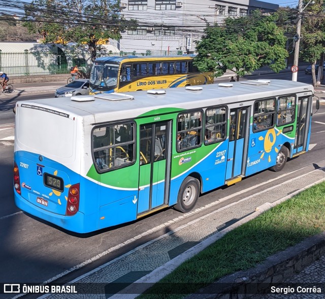 Viação Grande Vitória 23107 na cidade de Vitória, Espírito Santo, Brasil, por Sergio Corrêa. Número da foto: #12253592.