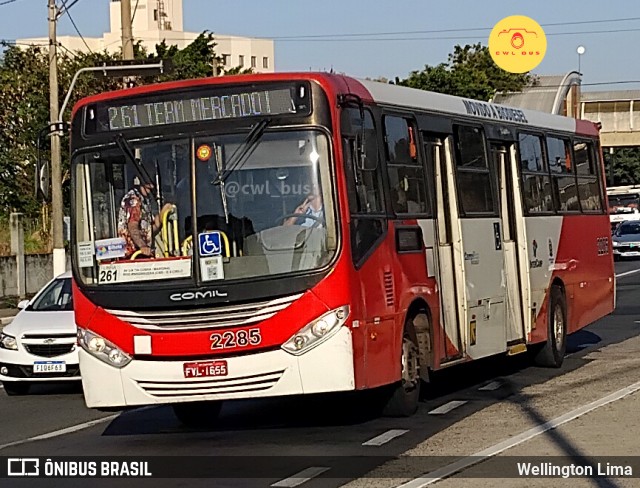 Expresso CampiBus 2285 na cidade de Campinas, São Paulo, Brasil, por Wellington Lima. Número da foto: #12255283.