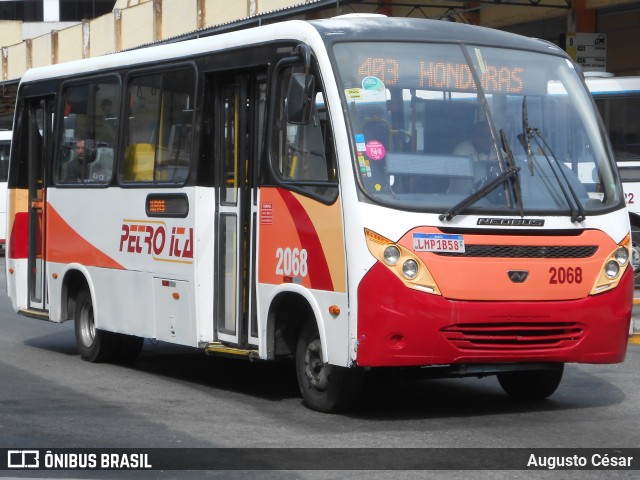 Petro Ita Transportes Coletivos de Passageiros 2068 na cidade de Petrópolis, Rio de Janeiro, Brasil, por Augusto César. Número da foto: #12253267.