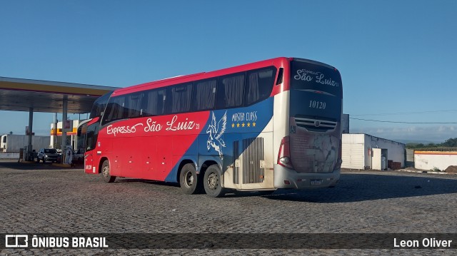 Expresso São Luiz 10120 na cidade de Agrestina, Pernambuco, Brasil, por Leon Oliver. Número da foto: #12253164.