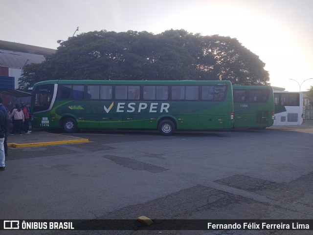 Vesper Transportes 11416 na cidade de Limeira, São Paulo, Brasil, por Fernando Félix Ferreira Lima. Número da foto: #12253901.
