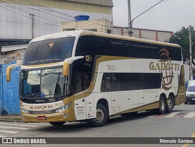 Auto Viação Gadotti 3622 na cidade de São Paulo, São Paulo, Brasil, por Rômulo Santos. Número da foto: #12255280.