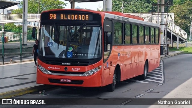 Transportes Vila Isabel A27683 na cidade de Rio de Janeiro, Rio de Janeiro, Brasil, por Nathan Gabriel. Número da foto: #12252744.