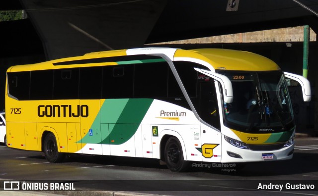 Empresa Gontijo de Transportes 7125 na cidade de Belo Horizonte, Minas Gerais, Brasil, por Andrey Gustavo. Número da foto: #12255001.