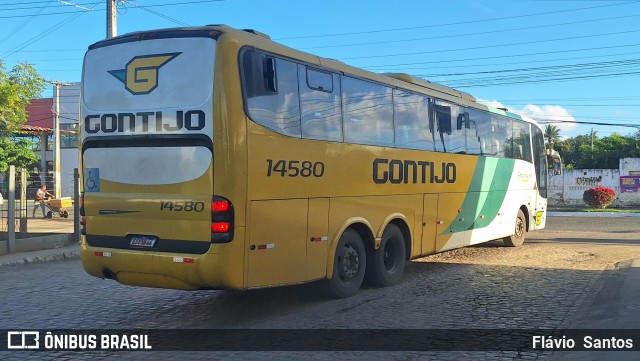 Empresa Gontijo de Transportes 14580 na cidade de Cruz das Almas, Bahia, Brasil, por Flávio  Santos. Número da foto: #12253330.