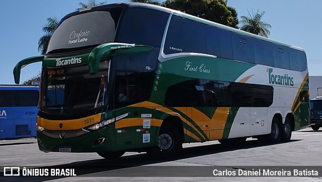 Tocantins Transportes e Turismo 3079 na cidade de Goiânia, Goiás, Brasil, por Carlos Daniel Moreira Batista. Número da foto: #12253603.