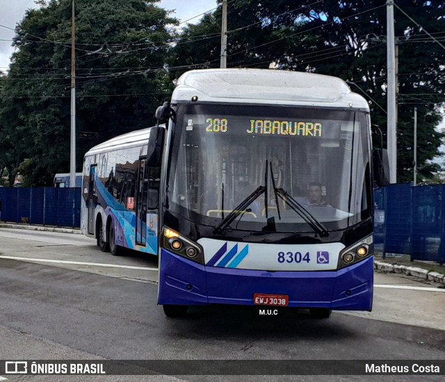 Next Mobilidade - ABC Sistema de Transporte 8304 na cidade de São Paulo, São Paulo, Brasil, por Matheus Costa. Número da foto: #12253706.