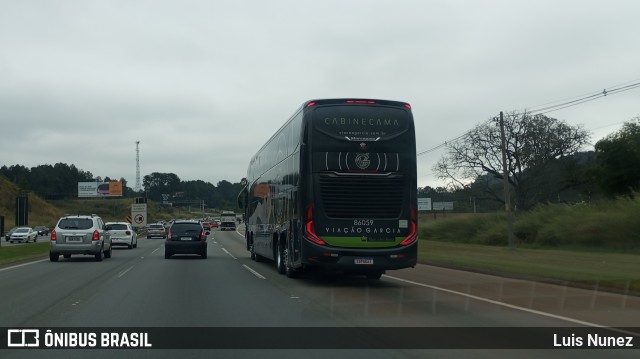 Viação Garcia 86059 na cidade de Araçariguama, São Paulo, Brasil, por Luis Nunez. Número da foto: #12253495.