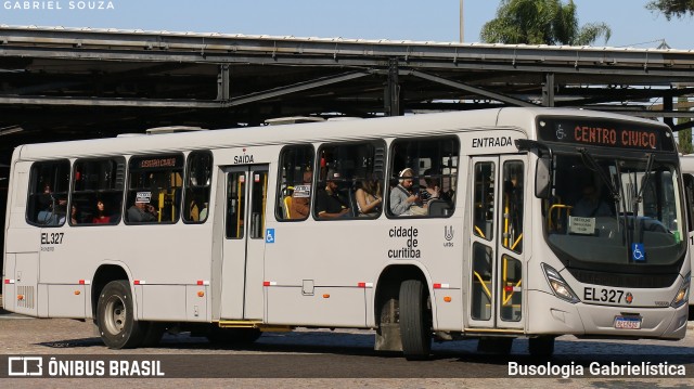 Auto Viação São José dos Pinhais EL327 na cidade de Curitiba, Paraná, Brasil, por Busologia Gabrielística. Número da foto: #12255462.