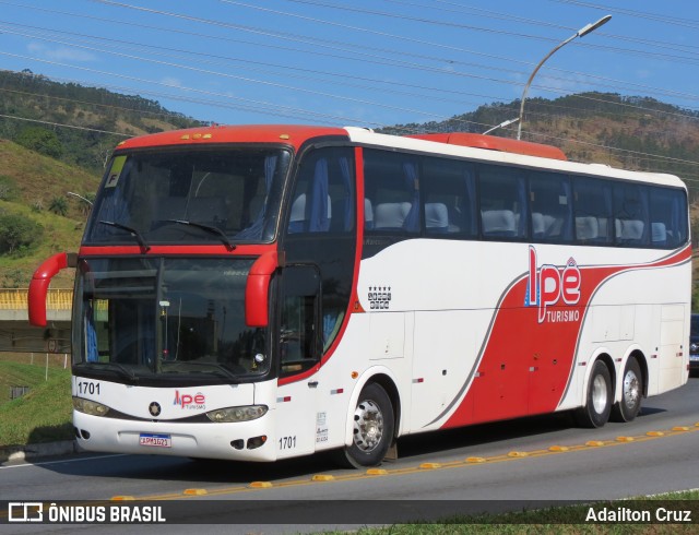Ipê Turismo 1701 na cidade de Aparecida, São Paulo, Brasil, por Adailton Cruz. Número da foto: #12254177.