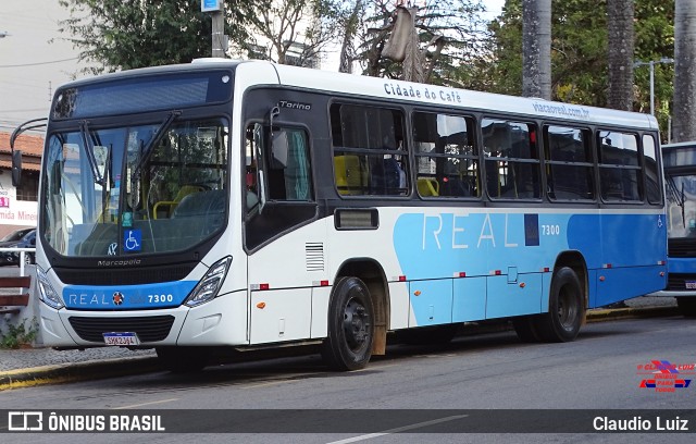 Viação Real - Varginha 7300 na cidade de Varginha, Minas Gerais, Brasil, por Claudio Luiz. Número da foto: #12255518.