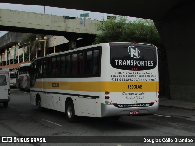 N Transportes 7156 na cidade de Belo Horizonte, Minas Gerais, Brasil, por Douglas Célio Brandao. Número da foto: #12254593.