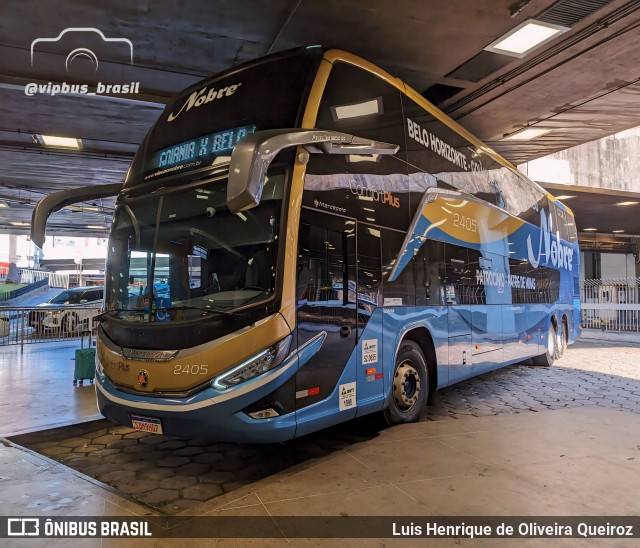 Nobre Turismo 2405 na cidade de Belo Horizonte, Minas Gerais, Brasil, por Luis Henrique de Oliveira Queiroz. Número da foto: #12257960.