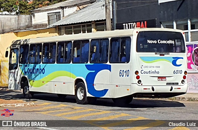 Empresa de Transportes Coutinho 6010 na cidade de Três Corações, Minas Gerais, Brasil, por Claudio Luiz. Número da foto: #12258776.
