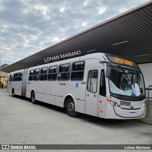 Viação Santo Ângelo 18R98 na cidade de Colombo, Paraná, Brasil, por Lohan Mariano. Número da foto: #12256675.