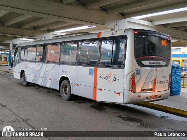 Transportes Blanco RJ 136.209 na cidade de Rio de Janeiro, Rio de Janeiro, Brasil, por Paulo Leandro. Número da foto: #12257673.