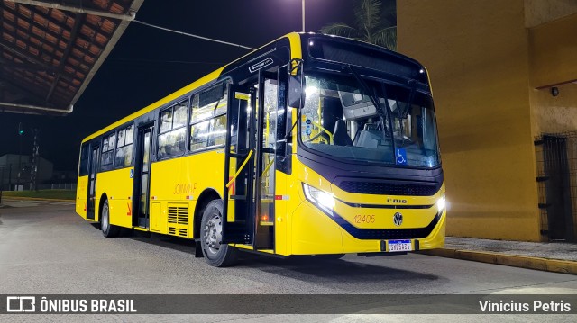 Gidion Transporte e Turismo 12405 na cidade de Joinville, Santa Catarina, Brasil, por Vinicius Petris. Número da foto: #12255918.