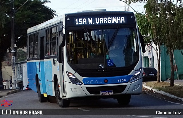 Viação Real - Varginha 7200 na cidade de Varginha, Minas Gerais, Brasil, por Claudio Luiz. Número da foto: #12258722.