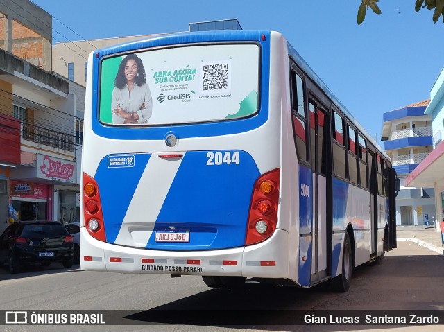 Transvida Transporte Coletivo 2044 na cidade de Ji-Paraná, Rondônia, Brasil, por Gian Lucas  Santana Zardo. Número da foto: #12257848.