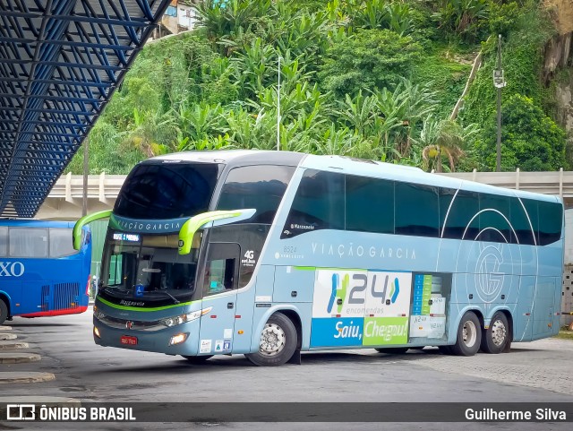 Viação Garcia 8524 na cidade de Santos, São Paulo, Brasil, por Guilherme Silva. Número da foto: #12255865.